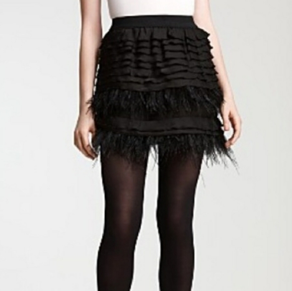 Bcbg maxazria maliha feather skirt NWT - Picture 1 of 2